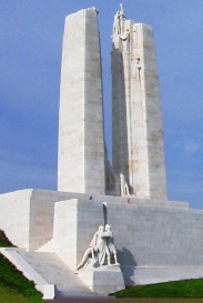 Vimy War Memorial, France.